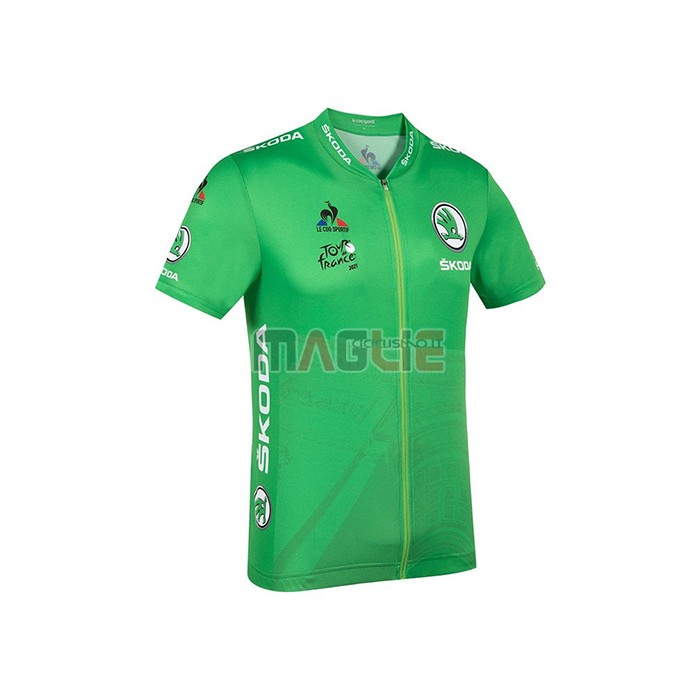Maglia Tour de France Manica Corta 2021 Verde